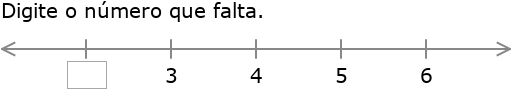 IXL —Complete a reta numérica (prática de Pré-escola matemática)